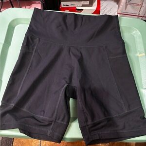 Aerie Black Bike Shorts